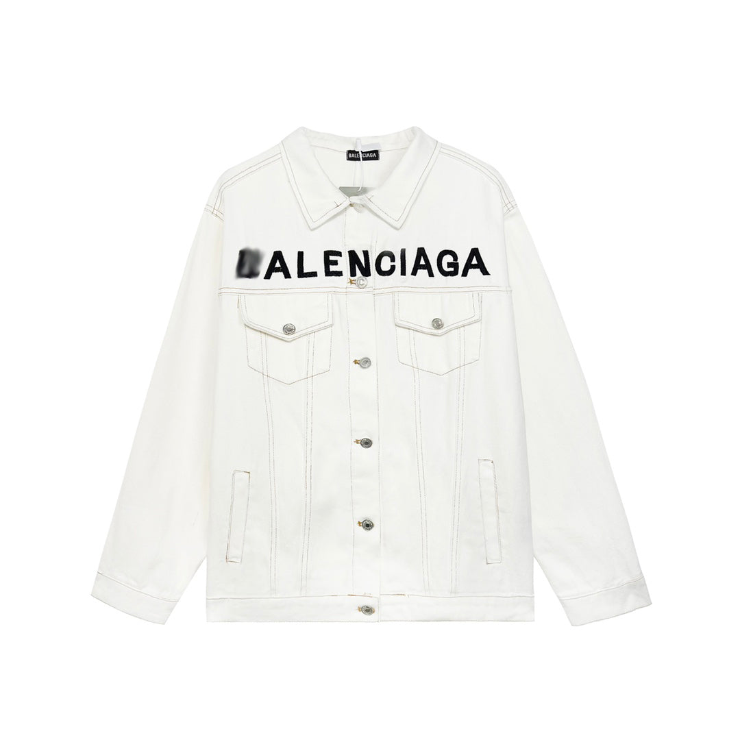 Balenciaga White Embroidery Jacket product image 2