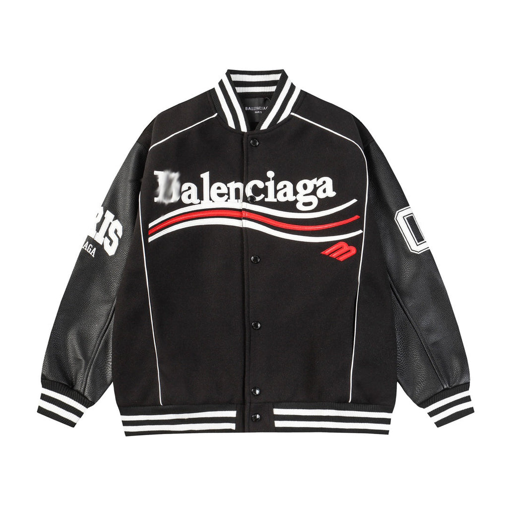 Balenciaga Men's Thickened Baseball Jacket main image