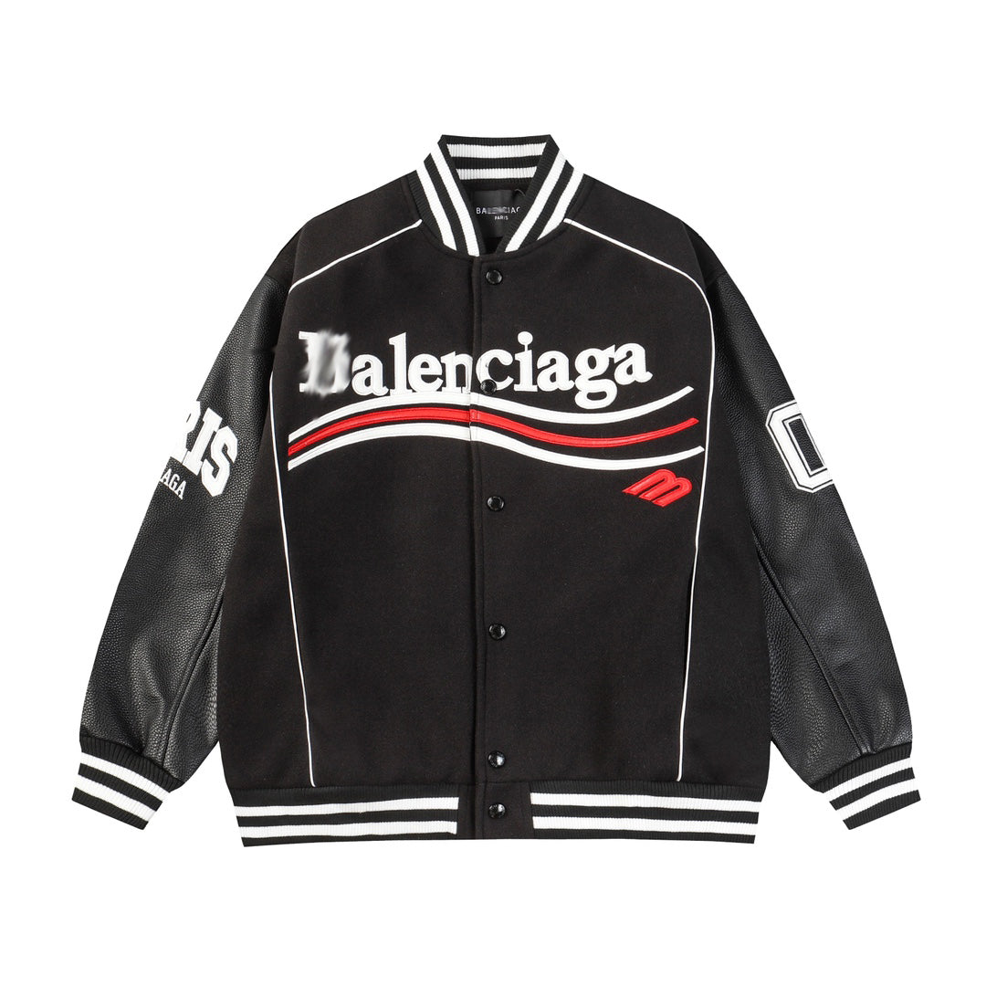 Balenciaga Men's Thickened Baseball Jacket main image