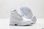 Timberland White Kids Premium Leather Boot - detail image 5