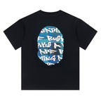 BAPE Stroke Camo By Bathing Big Ape Head T-Shirt - image 2