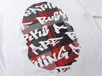 BAPE Stroke Camo By Bathing Big Ape Head T-Shirt - image 5