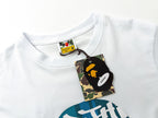 BAPE Stroke Camo By Bathing Big Ape Head T-Shirt - image 3