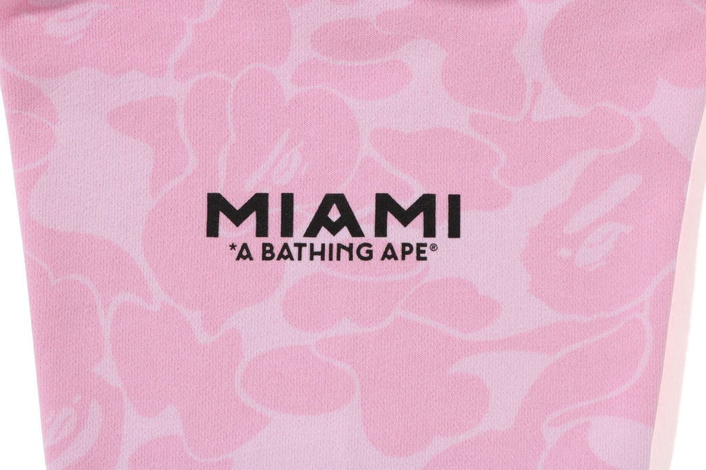 BAPE x Miami Graphic Hoodie - Black, Grey & Pink product view 3