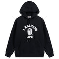 BAPE College Ape Head Hoodie - Black & Red product view 8