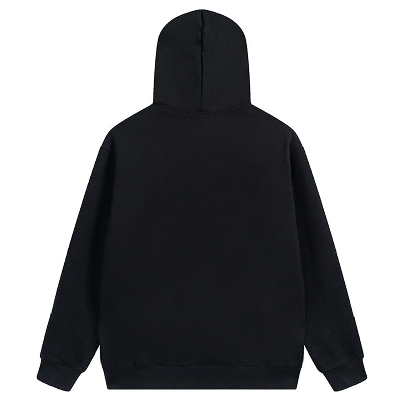 BAPE College Ape Head Hoodie - Black & Red product view 2