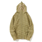 BAPE Logo Color Camo Shark Hoodie - image 3