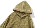 BAPE Logo Color Camo Shark Zip Hoodie - Khaki product view 4