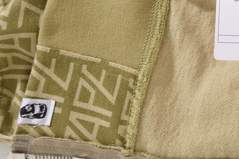 BAPE Logo Color Camo Shark Zip Hoodie - Khaki product view 10