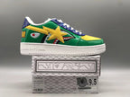 BAPE Bapesta Low M2 'Green Shark Face' - image 2