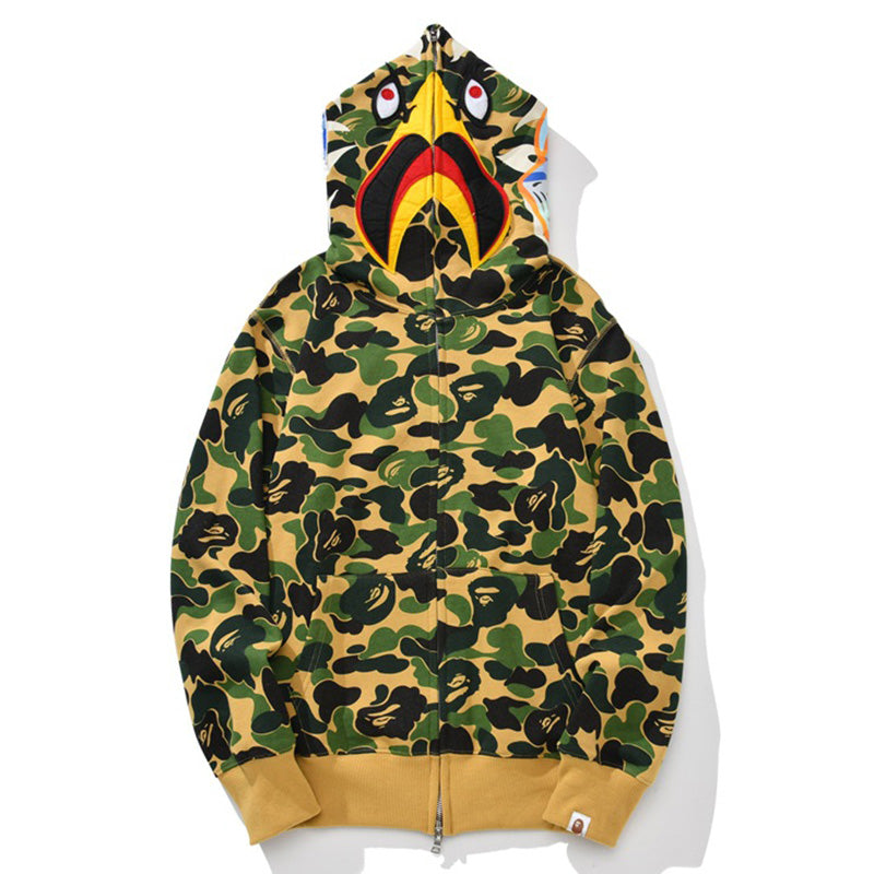 BAPE Unisex Street Style Plain Logo Skater Style Hoodies - image 1