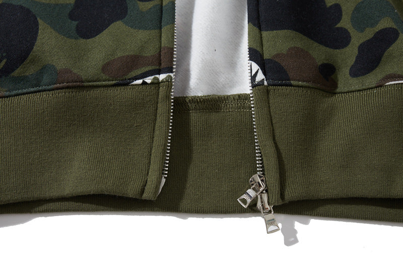 BAPE Shark 1st Camo Shark Zip Hoodie - image 9