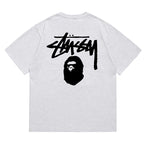 BAPE X Stussy Basic Pigment Dyed Tee - image 4