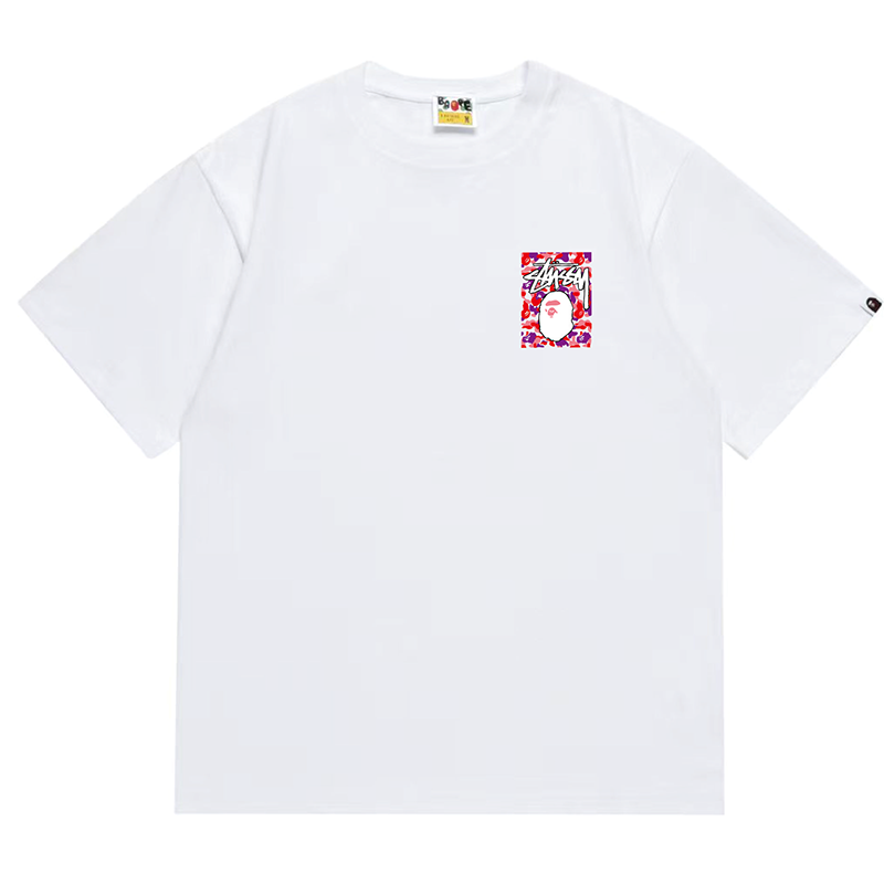 BAPE X Stussy Ape Head Tee - image 4