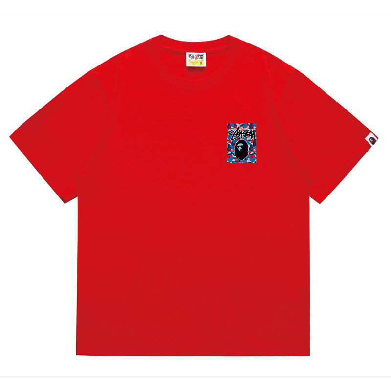 BAPE X Stussy Ape Head Tee - image 2