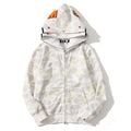 BAPE Glow Camo Shark Wide Full Zip Double Hoodies - image 3