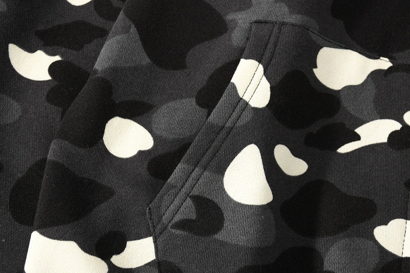 BAPE Glow Camo Wide Shark Full-Zip Hoodie product view 12