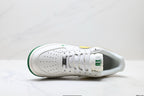 Nike Air Force 1 Low Brazil-Inspired | White Green Yellow Leather Sneakers