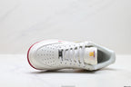Nike Air Force 1 Low Spain-Inspired | White Yellow Red Leather Sneakers