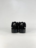 Nike Air Force 1 Low Heritage | Black Suede Contrast Stitch Sneakers