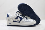 Nike Air Force 1 Low Blue & White Collection | Classic Leather Sneakers