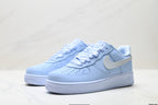 Nike Air Force 1 Low Baby Blue | Satin Lace Leather Sneakers