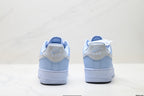 Nike Air Force 1 Low Baby Blue | Satin Lace Leather Sneakers
