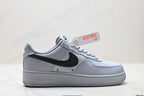 Nike Air Force 1 Low Monochrome | White Grey Textile Sneakers