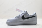 Nike Air Force 1 Low Monochrome | White Grey Textile Sneakers