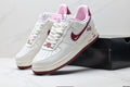 Nike Air Force 1 Low Cherry Embroidery | White Cherry Red Leather Sneakers