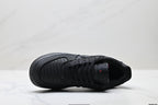 Nike Air Force 1 Low Triple Black | Jacquard Leather Sneakers