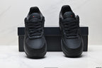 Nike Air Force 1 Low Triple Black | Jacquard Leather Sneakers