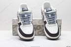 Nike Air Force 1 Low Outdoor Graphic | Grey White Leather Sneakers