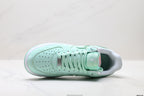 Nike Air Force 1 Low Mint Green | Snake Embossed Leather Sneakers
