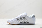 Classic White & Silver Court Sneakers