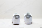 Classic White & Silver Court Sneakers