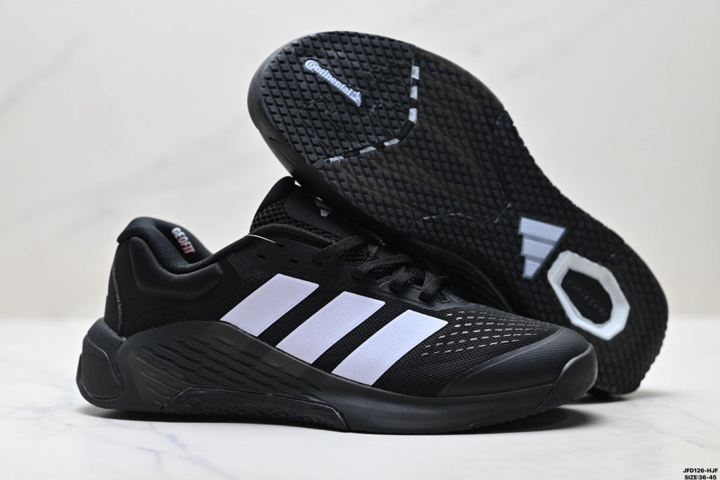 Adidas Lightweight Black Training Sneakers