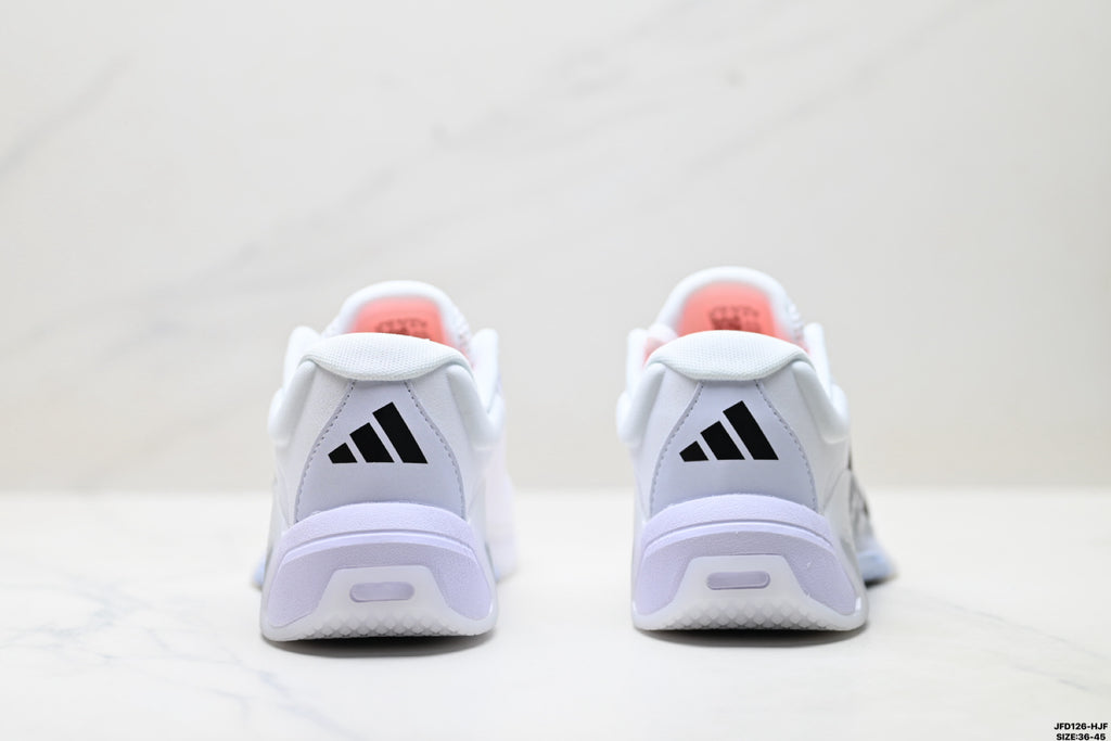 Adidas Lightweight White Athletic Training Shoes