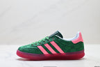 Adidas Originals Gazelle GG Monogram Green Pink Sneakers