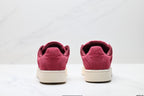 Adidas Originals Superstar Platform Burgundy Suede Sneakers