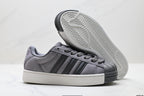 Adidas Originals Superstar Platform Grey Suede Sneakers