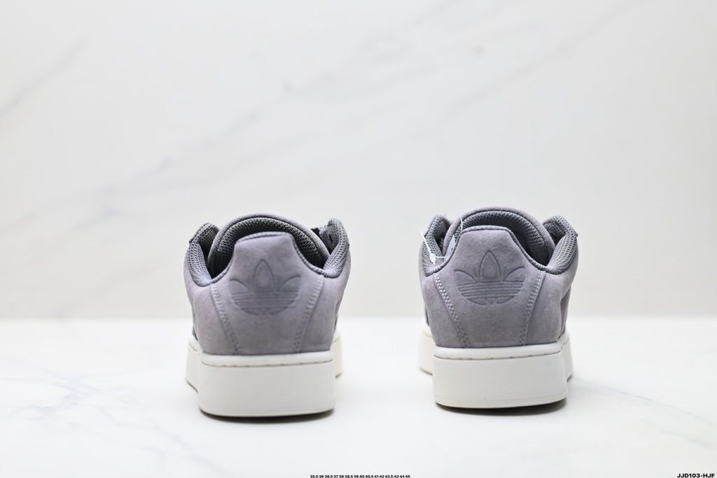 Adidas Originals Superstar Platform Grey Suede Sneakers