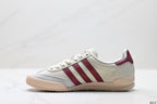 Adidas Jeans Off White Burgundy Sneakers – Classic Retro Lifestyle Shoes