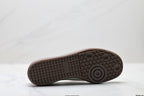 Adidas Samba Mary Jane Leather Sneakers – White Brown Retro Ballet Shoes