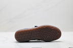Adidas Samba Mary Jane Navy Leather Sneakers – Classic Gum Sole Ballet Shoes