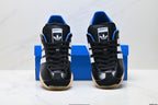 Adidas Porsche Design Black Blue Motorsport Leather Sneakers