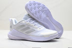 Adidas Training Shoes | Lightweight Workout Sneakers - White/Silver