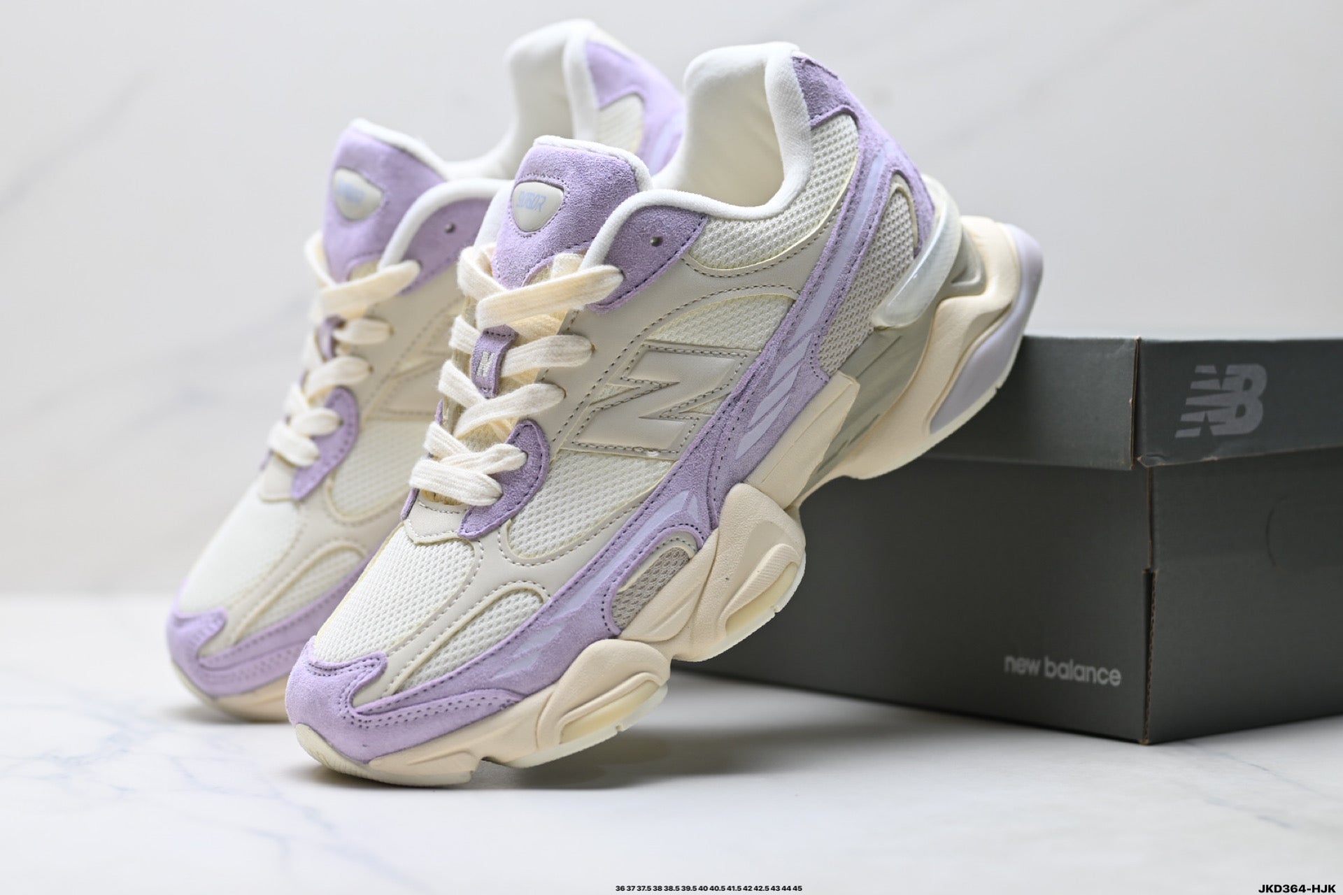 New Balance 9060 Sneakers - Cream Lavender