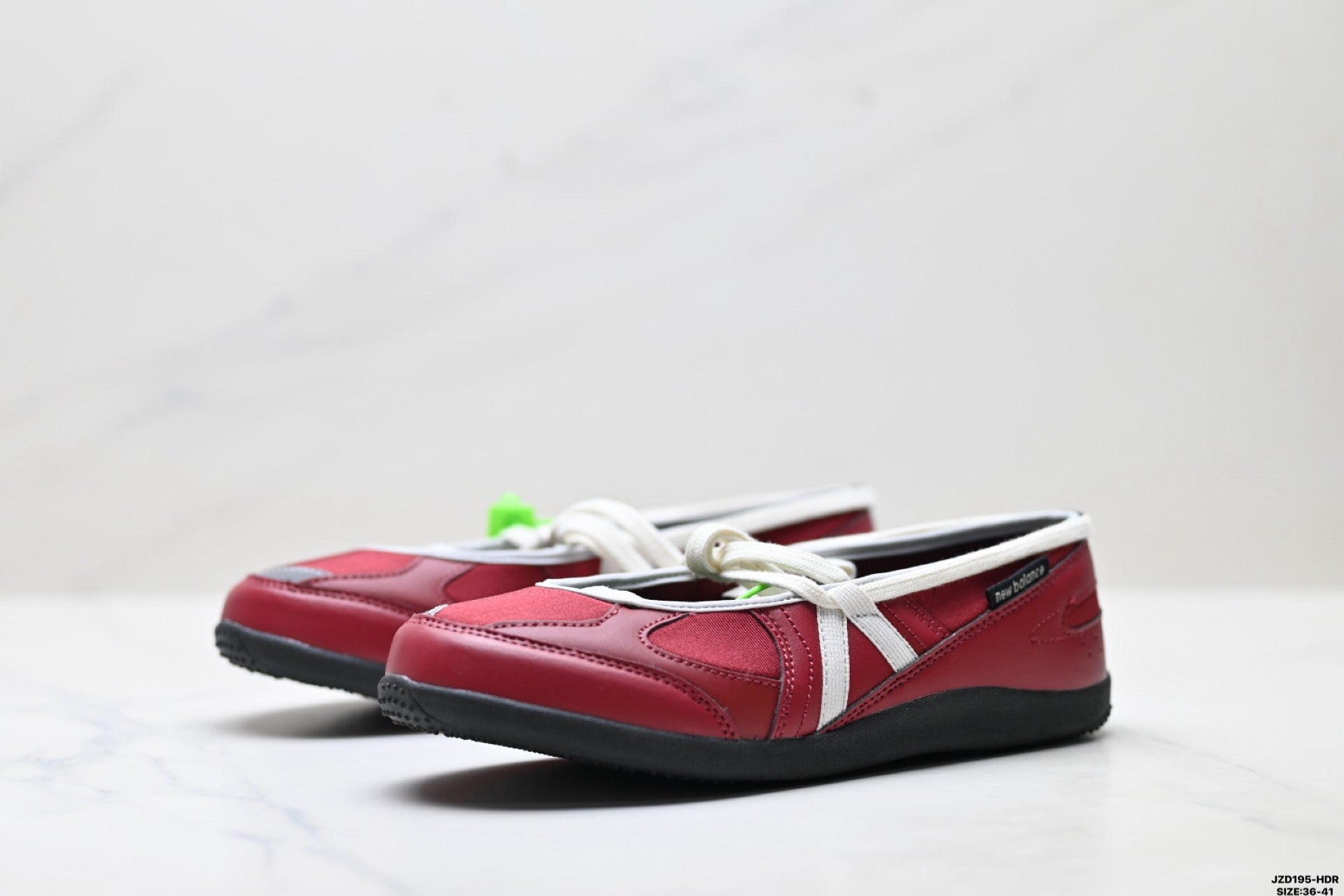 New Balance Flat Breeze Mary Jane Shoes - Burgundy