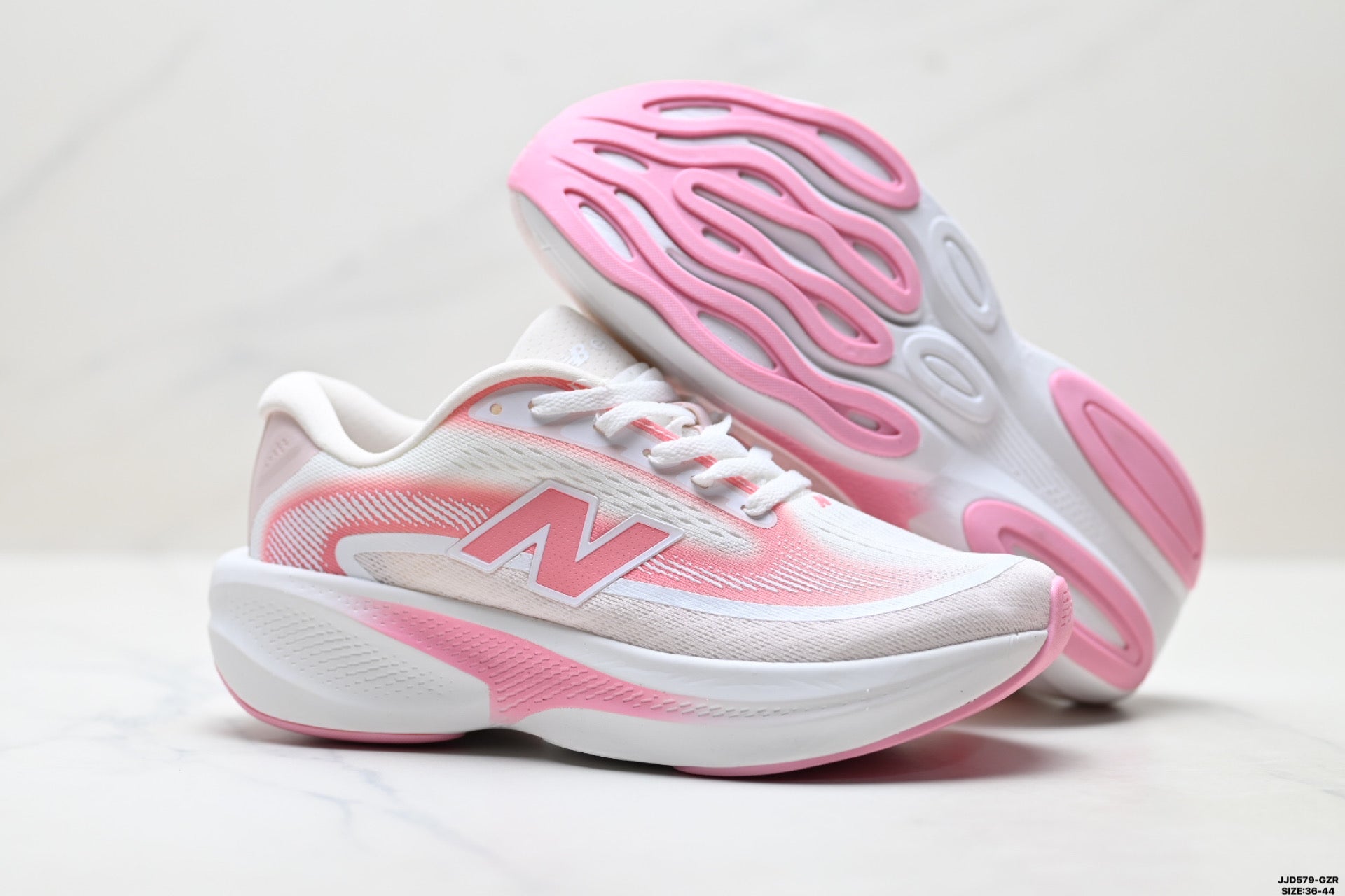New Balance Lightweight Running Shoes - White Pink